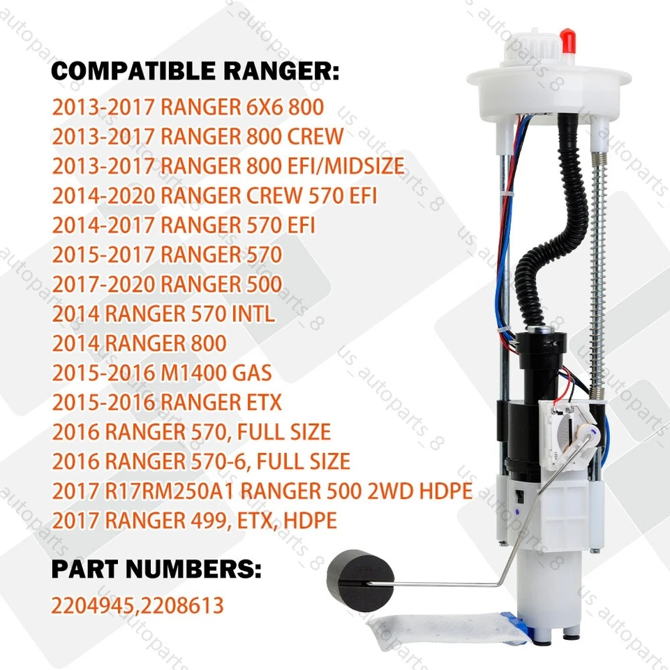 Fuel Pump Assembly 2208613 2204945 for Polaris Ranger 500 570 800 2013 2017 2020 - Image 4 of 4