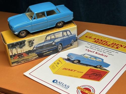 Dinky Atlas Toys #540 Opel Kadett blau neuwertig in feiner Box - Bild 1 von 7