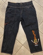 Vintage Y2K Platinum Fubu Mohamed Ali Jeans Men s Size 48 Limited Edition