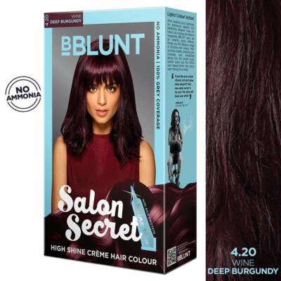 Bblunt Salon Secret High Shine Creme Hair Colour Wine Deep