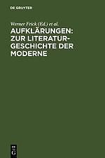 Thumbnail - Aufklärungen: Zur Literaturgeschichte Der Moderne | Buch |