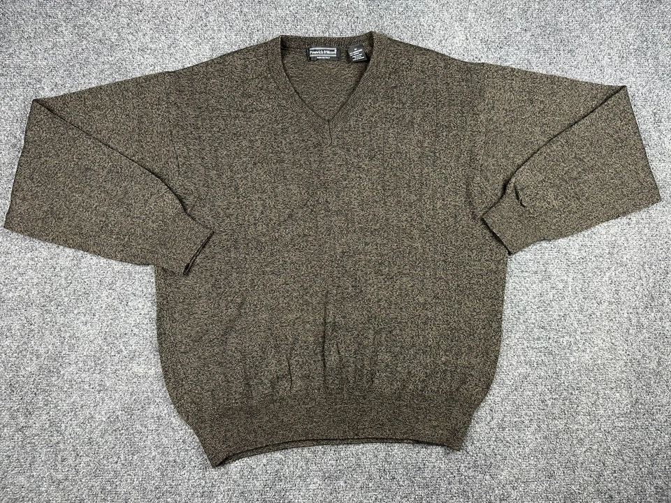 Suéter Pullover Marrón Preswick And Moore Mezcla Lana Merino Para Hombre Mediano Italia Foto 2 de 4