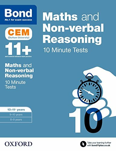Bond 11+: Maths & Non-verbal Reasoning CEM 10 Minute Tests: 10-11 years-Miche