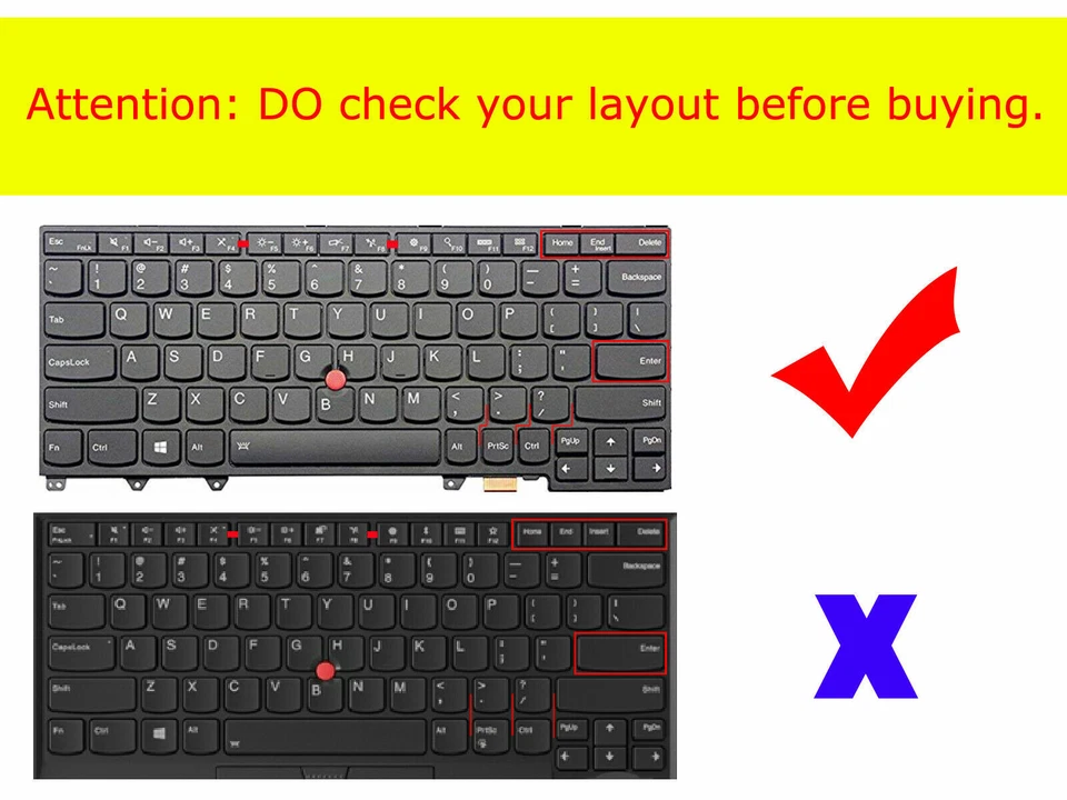 2 X Keyboard Cover Skin for Lenovo ThinkPad X230s X240 X240s X250 X260 X270 X280 - Image 2 of 4