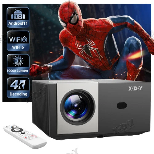 Projektor LED 4K 20000LMS Beamer Native 1080P 5G WiFi Bluetooth Heimkino Outdoor - Bild 2 von 4