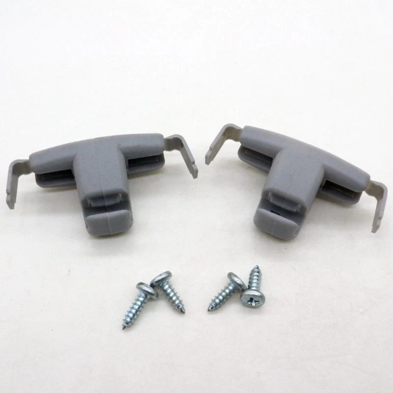 Gancho de sujeción con clip para parasol gris claro 51 16 8 174 715 para BMW E38 E39 E53 2 piezas Foto 3 de 4