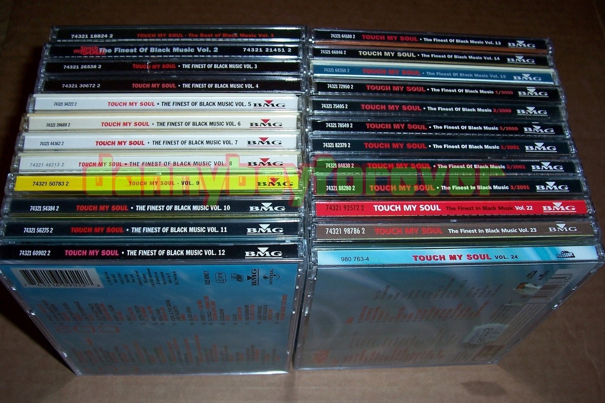 Touch My Soul The Finest of Black Music R&B RNB 48 CD Lot Complete 