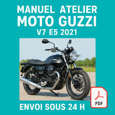 Manuel Atelier Moto Guzzi V7 E5 2021 Revue Technique Moto Français RMT CD PDF
