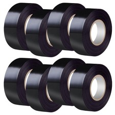 8 Rolls Black Electrical Tape 7mil x 3/4" x 30ft   Flame Retardant  Waterproof