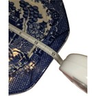 Vintage Cobalt Blue Willow Serving Platter Japan White Chinoiserie Tray Oriental — photo 5