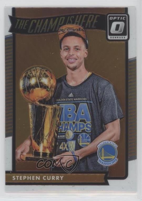 2016-17 Panini Donruss Optic The Champ is Here Stephen Curry #2 6fs