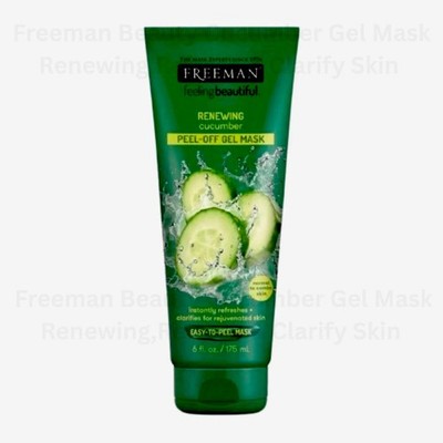Freeman Beauty Cucumber Peel Off Gel Mask Renewing ,Refresh & Clarify Skin 175ml