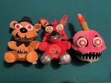 Funko Five Nights At Freddy s Nightmare Plush Lot Of 3 FNAF