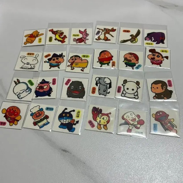 Winnie the Pooh Changu Masimaro Pompom Sticker Set 6pcs Collectible