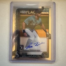 2025 Topps Chrome Update Ben Williamson Chrome Rookie Auto Rookie