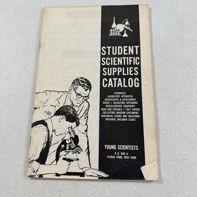Vintage 1960s Young Scientists Student Scientific Supplies Catalog