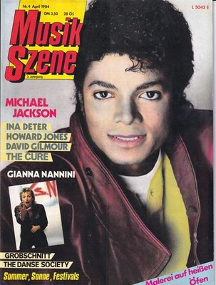 Musik Szene - Ausgabe 04/84 (April 1984) mit der Titelstory über Michael Jackson