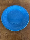 2005 Homer Laughlin Fiestaware Dinnerplate Peacock Blue 10 1/2"