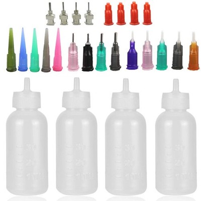 Jagua Henna Applicator Bottles Kit for Tattoo Body Paint,Multi Purpose Precis...