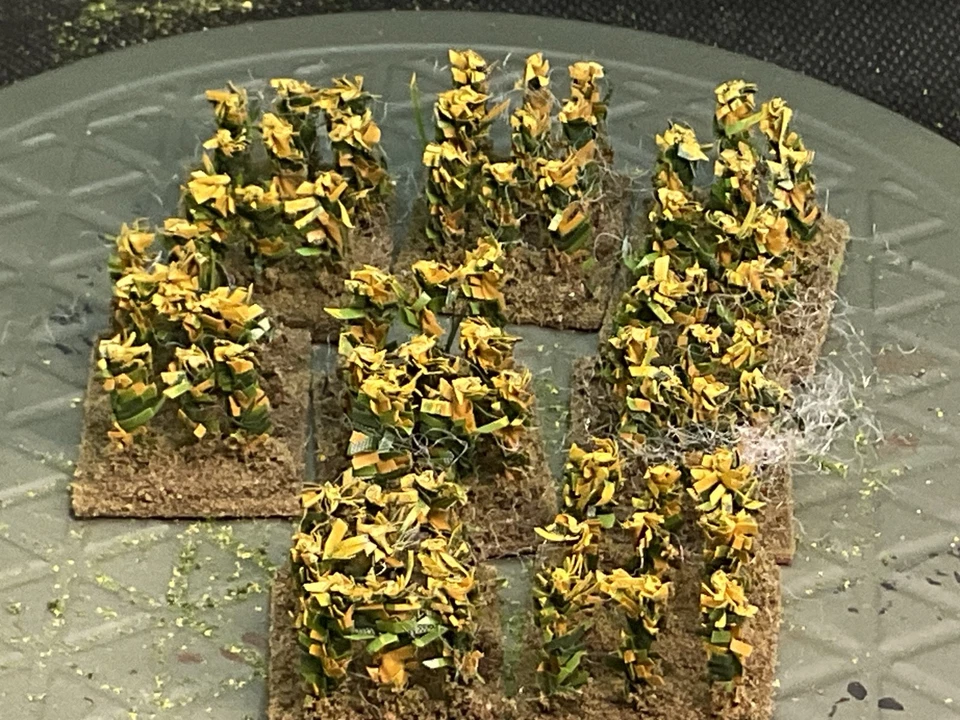 8 bloques de Cornfield pintados de 15 mm. Foto 2 de 4