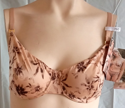 @ Bügel BH mit Blüten Muster  Caramel - Beige 75C von Speidel Serie ''Talisa''