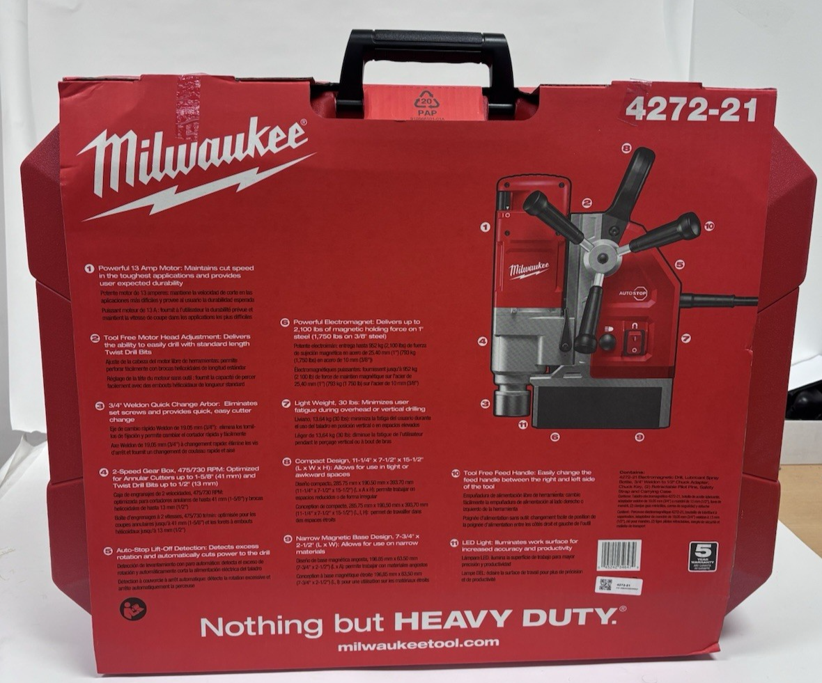 Milwaukee 4272-21 1-5/8