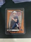 DRAKE MAYE 2024 PRIZM FOOTBALL ORANGE DISCO ROOKIE NEW ENGLAND PATRIOTS #329 RC