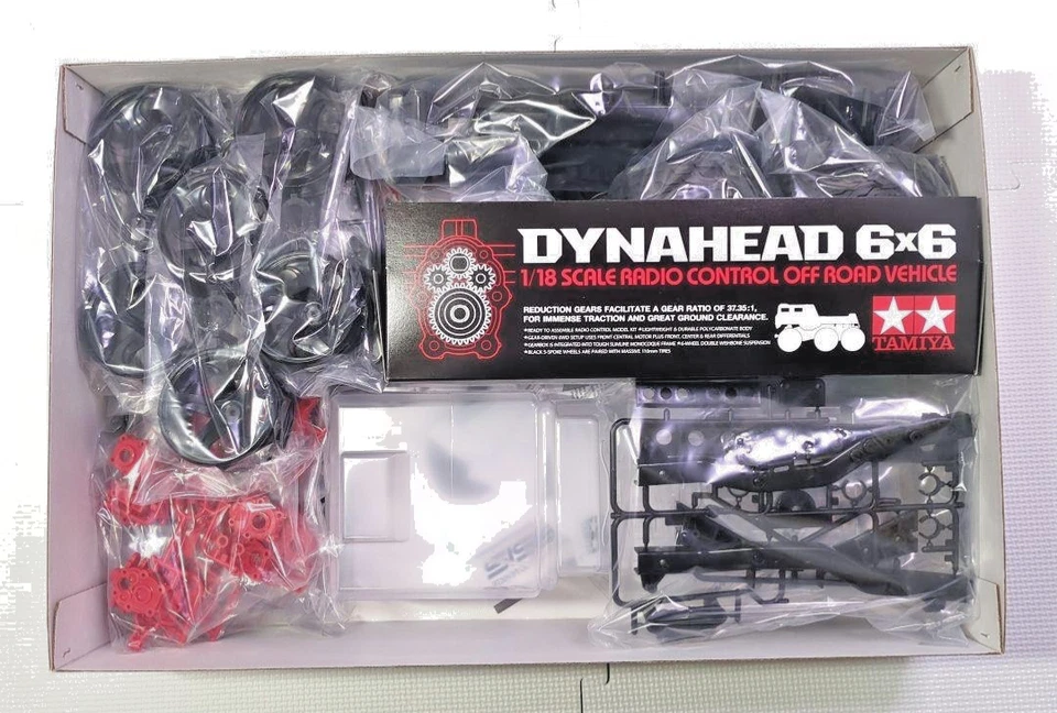 New Tamiya 1/18 Dynahead 6×6 Electric RC Car from Japan M - Image 3 of 4
