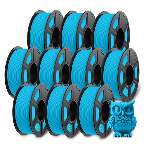 JAYO 10*1.1KG Matte PETG Sky Blue High Speed 1.75mm 3D Filament High Flow Speedy