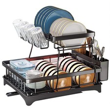 Dish Drying Rack Large Over The Sink Dish Drainer Drying Rack Kitchen Organizers