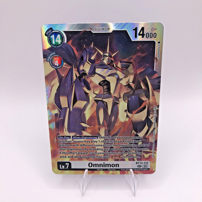 Digimon Digimon Generation AD01 EN Omnimon BT13-112 SEC Reprint | eBay