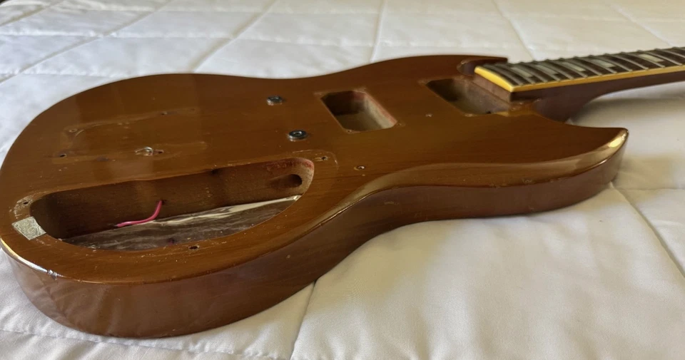 Gibson Vintage 1971 SG Deluxe Project Guitar 1972 1970's - Image 3 of 4