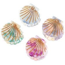 Lurrose Seashell Hair Claw Clips - Small 1 Count Pack of 1 , Assorted Color