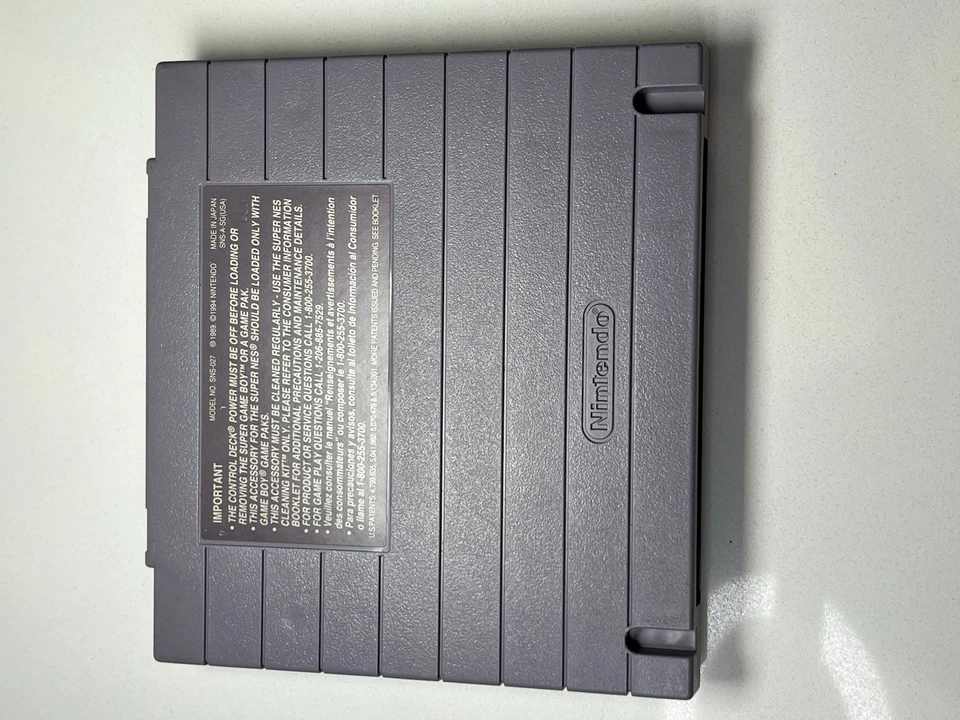 Super GameBoy - Super Nintendo, 1994 -SNES - Like NEW - W/ Manual - Image 3 of 4