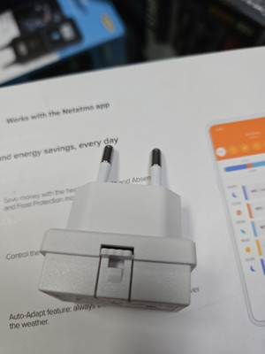 Netatmo Smart Thermostat Home Thermostat NTH01-AMZ (NUR ZUBEHÖR) EU STECKER 