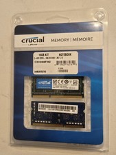 Crucial 16GB kit 8GBx2 Notebook Memory DDR3 BRAND NEW
