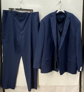Shaquille O'neal Men's Blue Suit W/ Pants & Vest Size 4XL