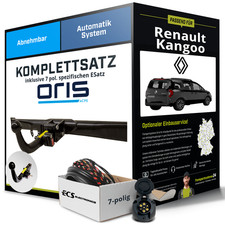 Für RENAULT Kangoo III Anhängerkupplung abnehmbar +eSatz 7pol 05.2021-jetzt AHK