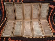 HUGE Lot Framed 1880s Theatre Playbill Lobby Card Display Sign NYC Broadway
