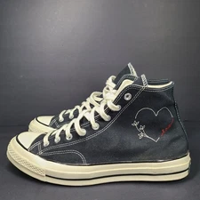 Converse Men's Valentine's Day Chuck 70 High Top Sneakers 171118C Black Sz 11