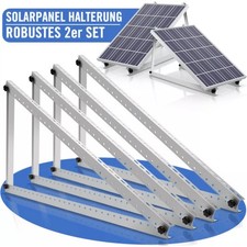 4x PV Halter 118cm Solarpanel Solarmodul Aufständerung Photovoltaik Flachdach DE