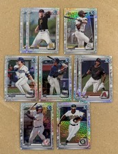 2020 Bowman Chrome Prospect 1st Bowman Mega Box Refractor Lot - 9 cards