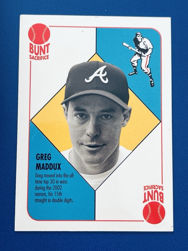 2003 Topps Series One Blue Backs Greg Maddux Atlanta Braves *FliprelicSports*