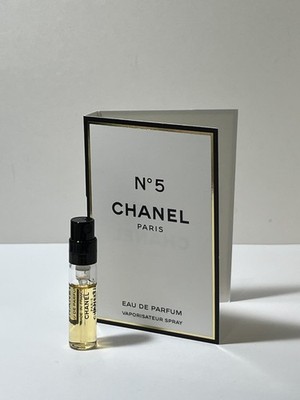 CHANEL N°5 Eau de Parfum Sample Vial Spray 1.5ml / 0.05oz   Genuine Parfum