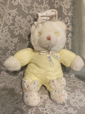 Vintage Dan Dee Puffalump Bear Yellow Nice!