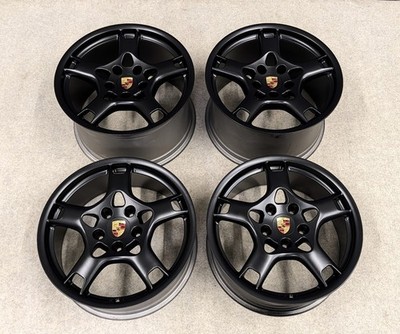 4 Factory Porsche 911 997 Carrera 4S Turbo 19'' OEM Wheels Lobster BBS Rims