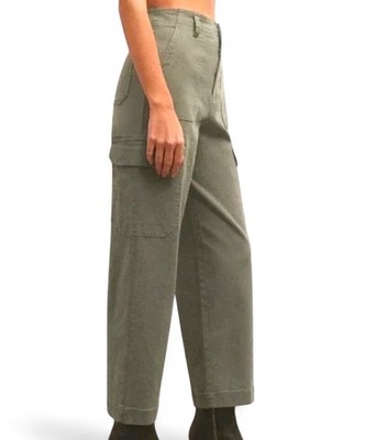 Z SUPPLY Noah Cargo Pants/Jeans EVERGREEN Olive Army Green WIDE LEG Utility M