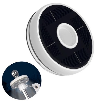ZMTECH 1PC Solar Light for Flag Pole, Waterproof 1Pc 1'' White 