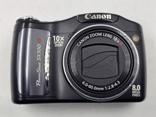 Canon PowerShot SX100 IS 8.0 MP Digital Camera Black - Working