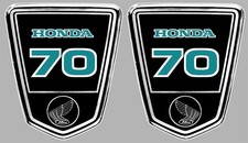 2 x STICKER DAX 70 BLEU 9x8cm BIKER ENDURO TRIAL MOTO AUTOCOLLANT HZ034